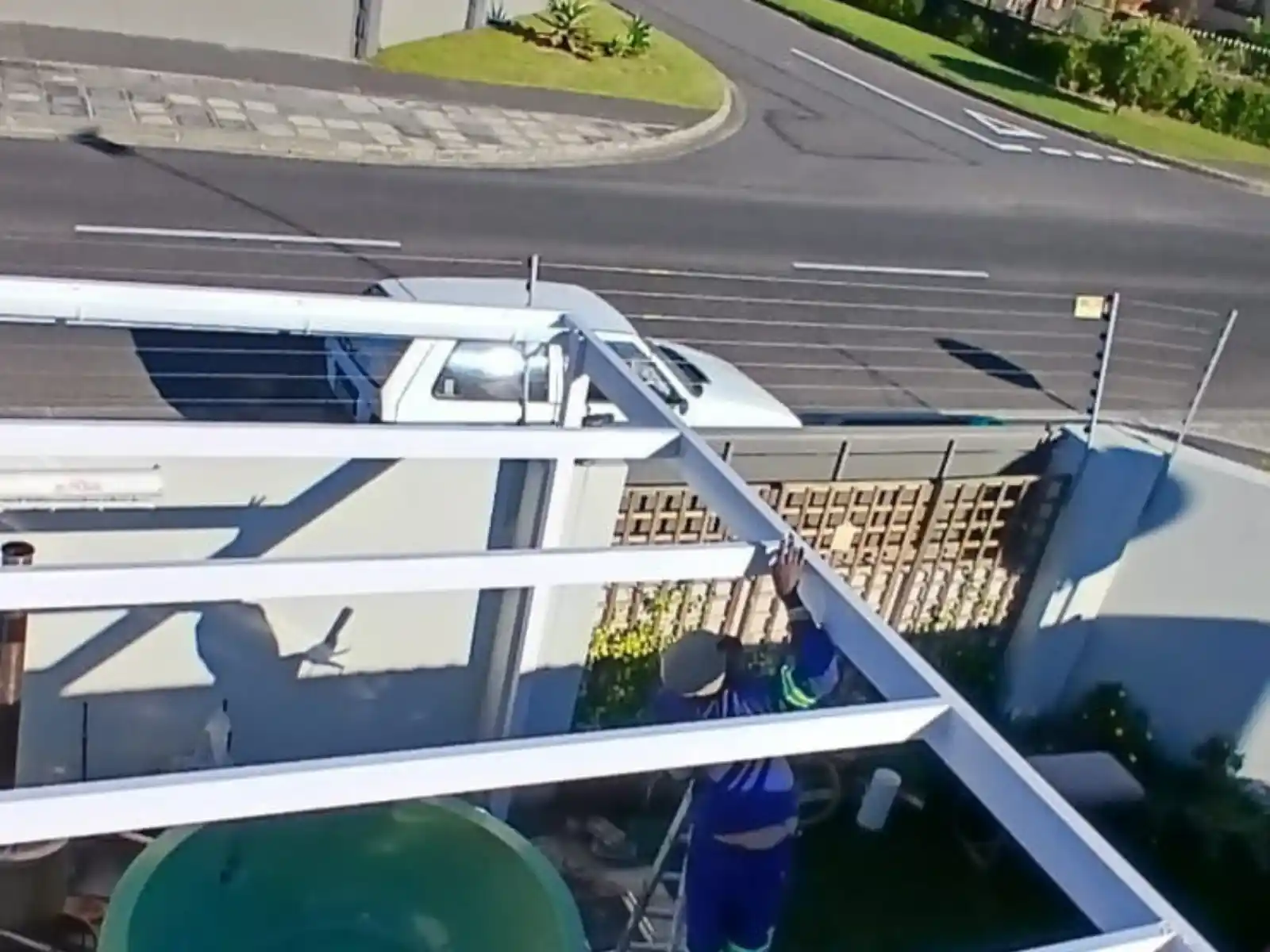 Aluminium Carport Project Claremont structure building