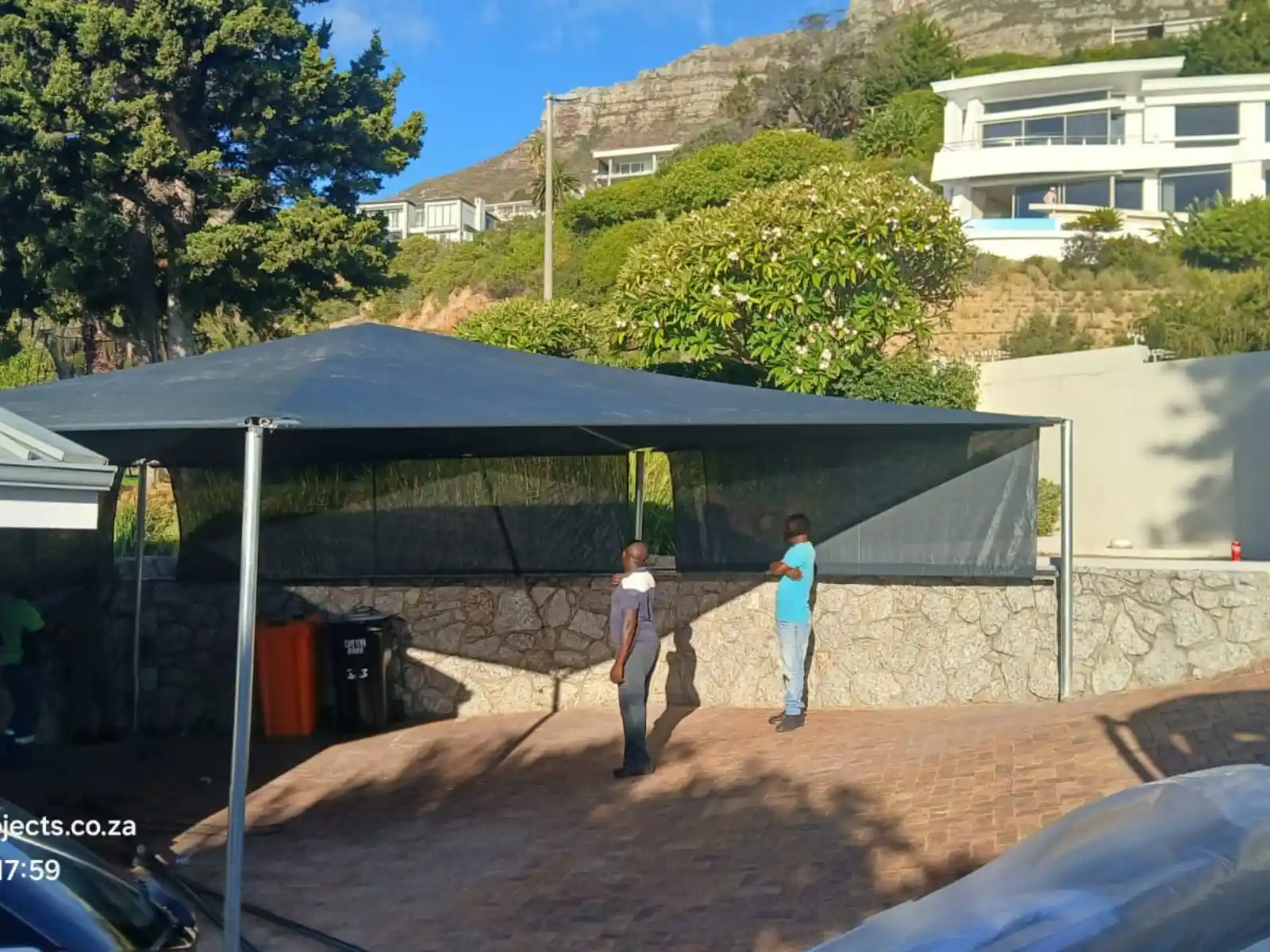 Completed shadeport project, Camps Bay