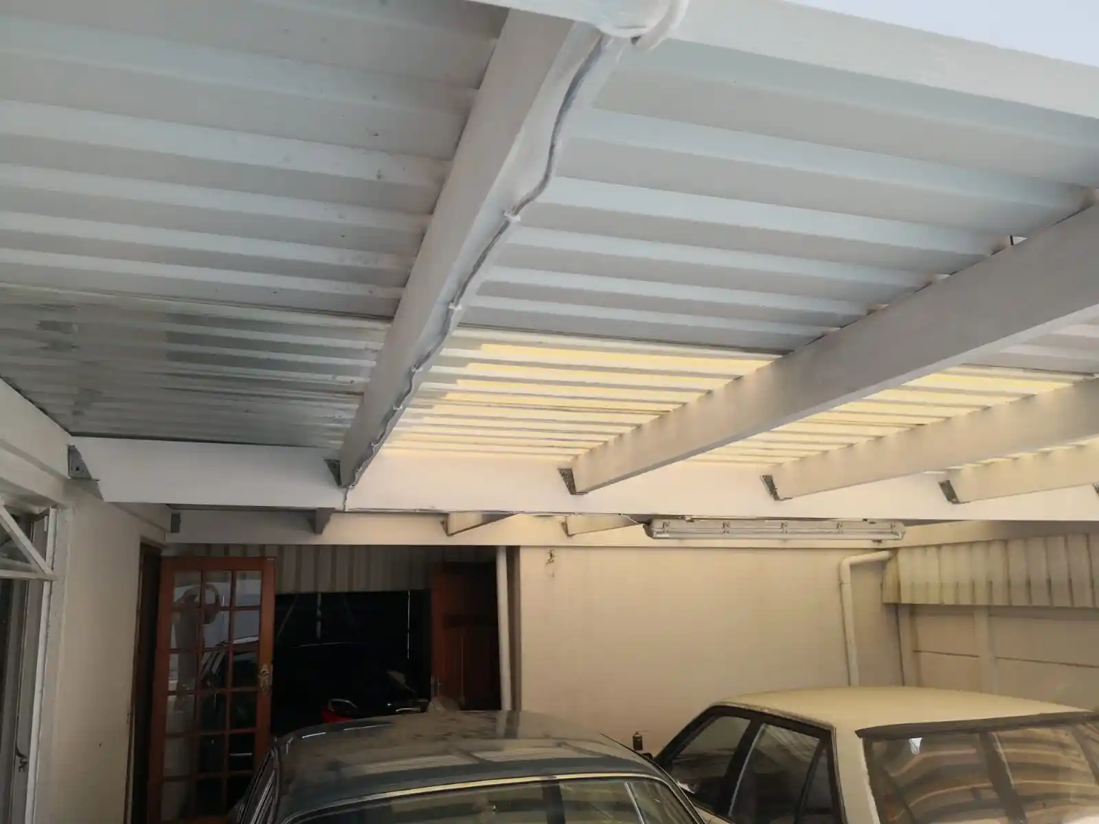 Complete carport with IBR roof sheets