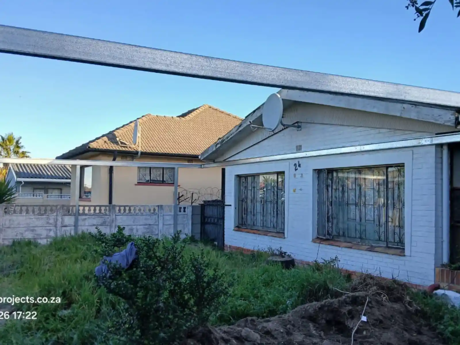 Goodwood Steel Carport Project during installation