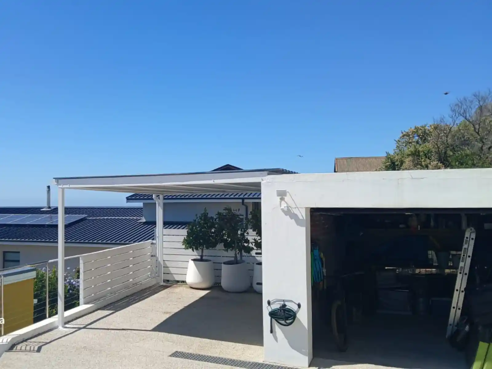 Completed carport project, Simon's Town