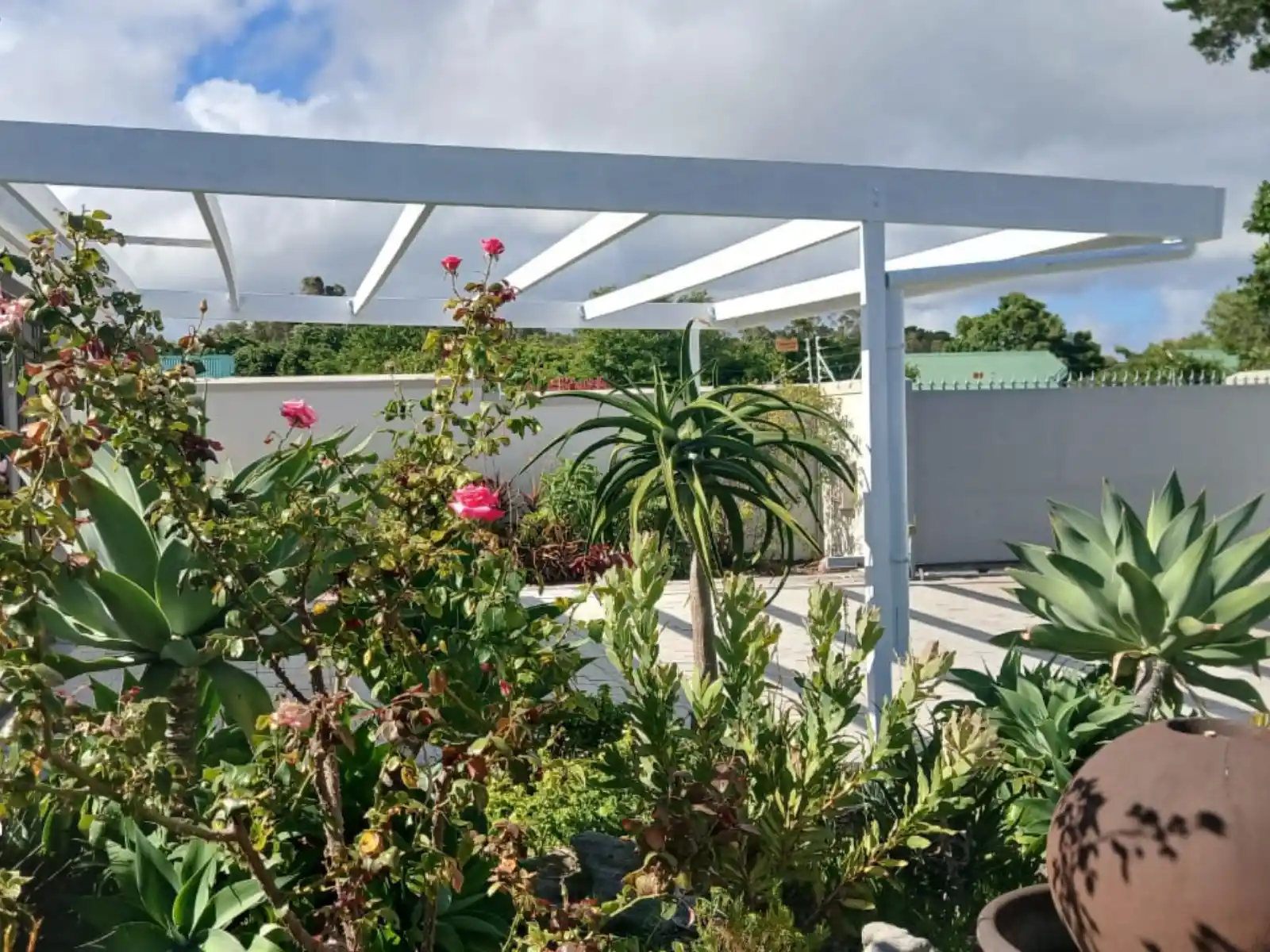 Wooden carport project, Tokai