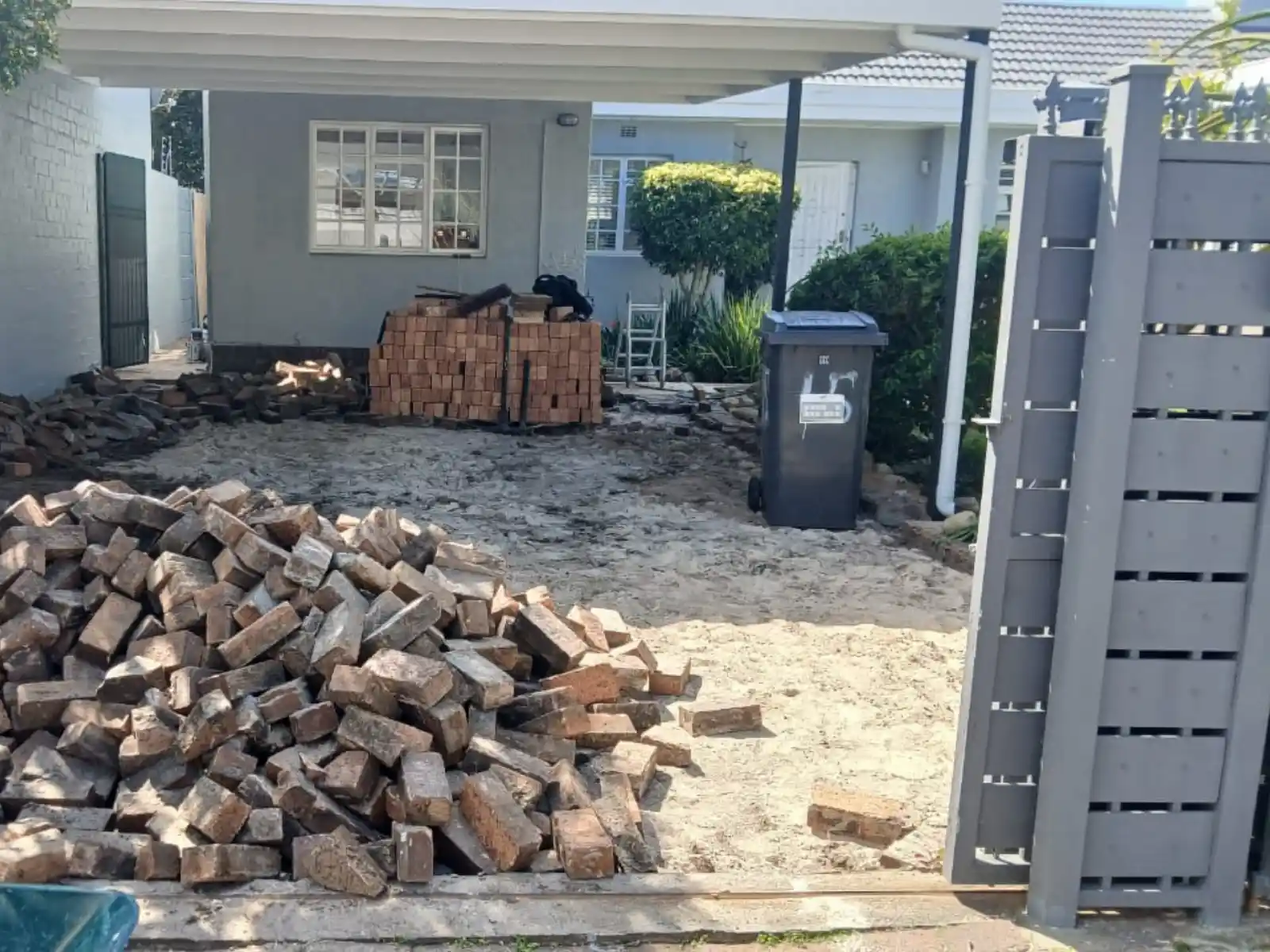 Wooden carport project, Constantia
